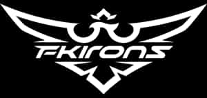Logo de FK Irons - Marca de tatuajes en Cartagena